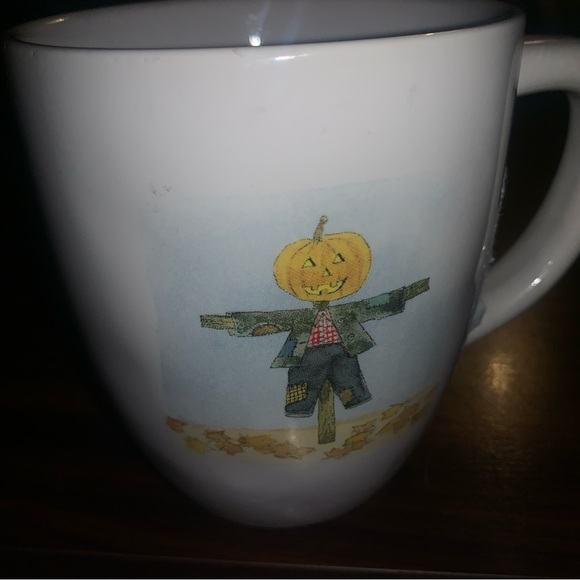 Rae Dunn Trick or Treat Scarecrow Mug - Picture 2 of 4